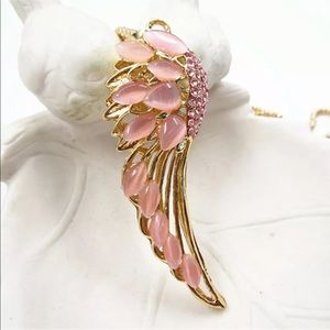 Pink Angel’s Wings Necklace